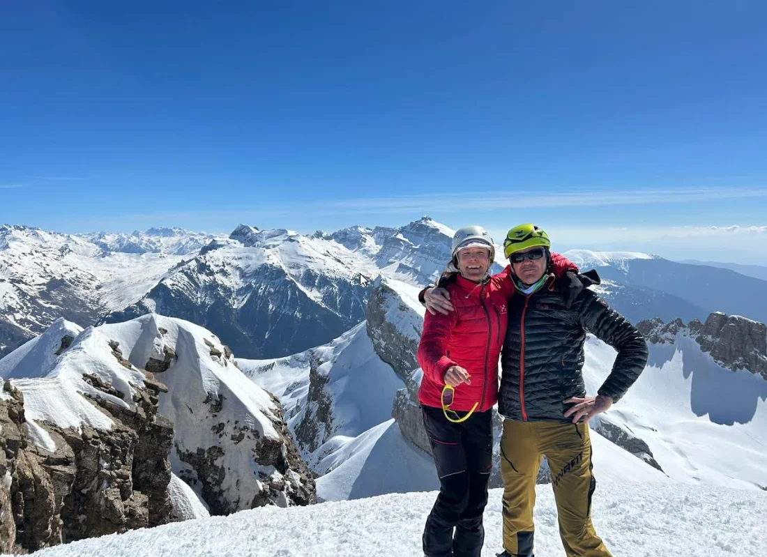 Aspe (2.645m) - skimo por la cara sur...