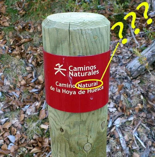 Camino ¿Natural? de la Hoya de Huesca